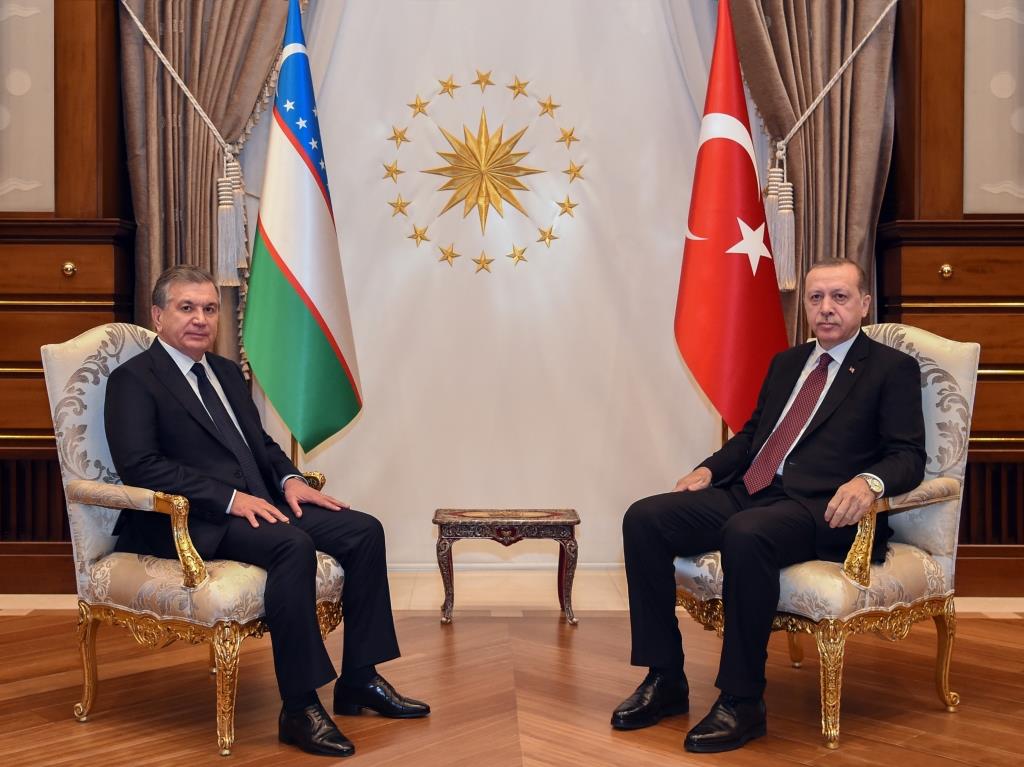 Chavkat Mirzioïev Recep Tayyip Erdogan Rencontre Ouzbékistan Politique