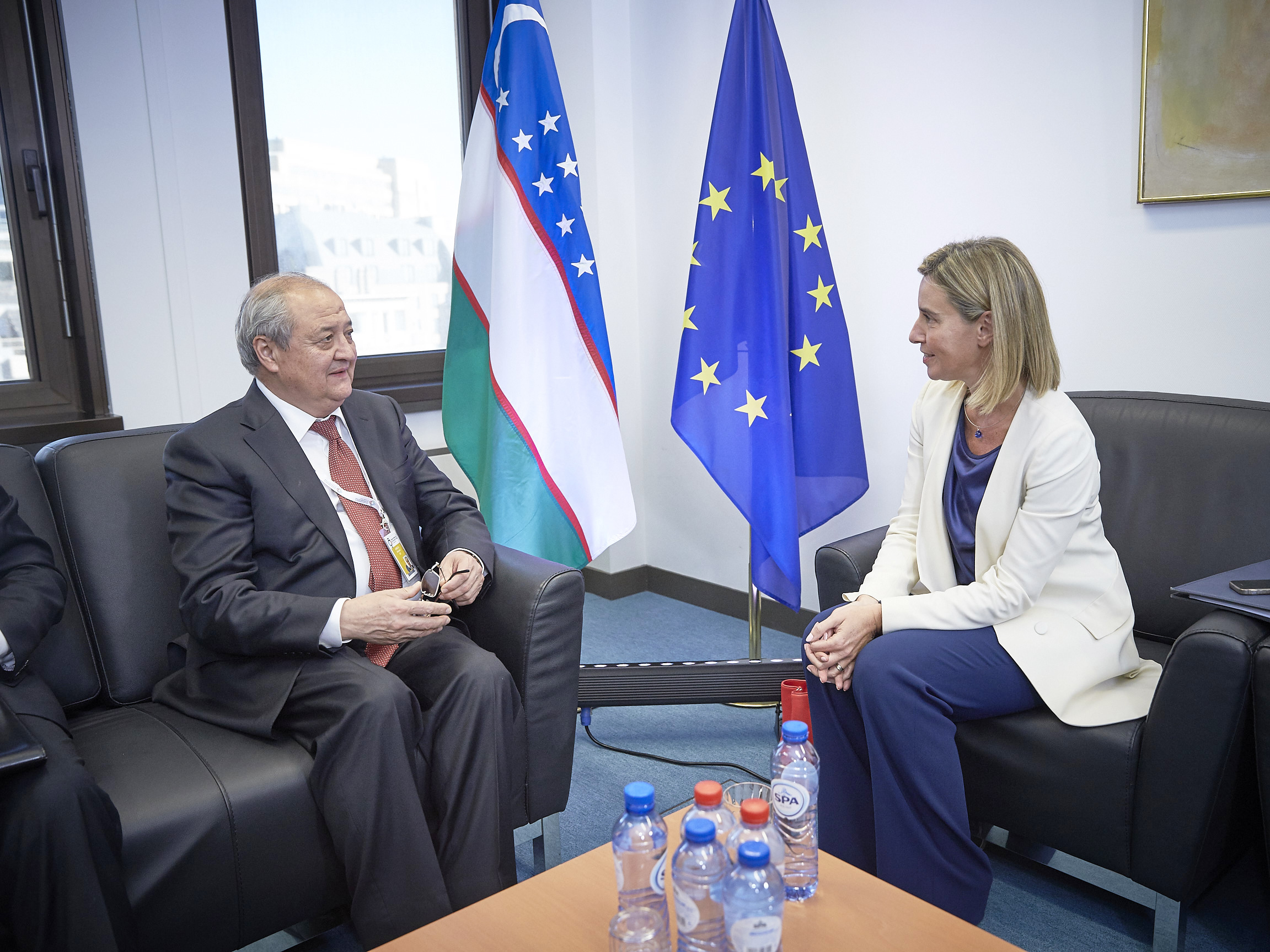 Federica Mogherini Abdulaziz Kamilov Union européenne Ouzbékistan Asie centrale