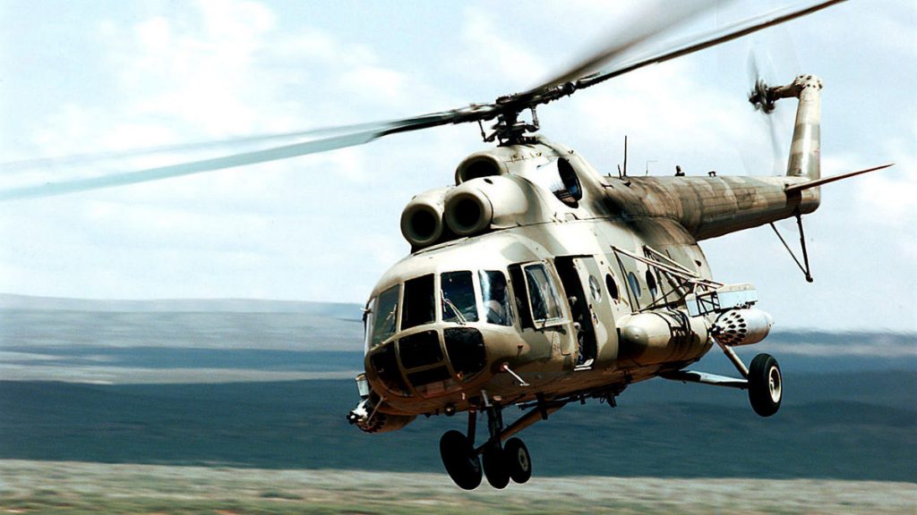 Un hélicoptère MI-8 comme celui que possède le Kirghizstan