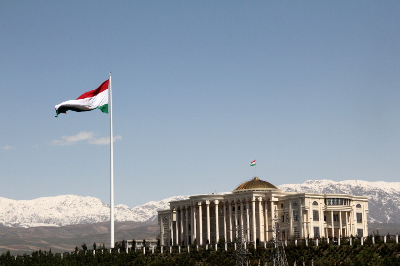 Vue Palis Douchanbé Tadjikistan