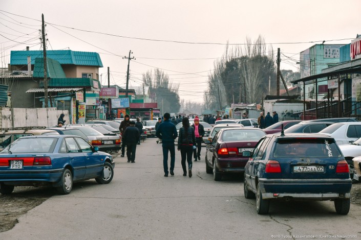 Jarkent Kazakhstan Ville Frontière Chine