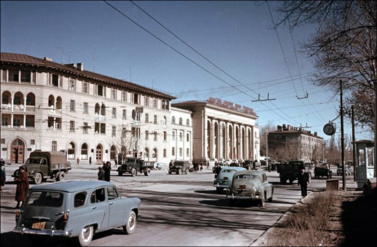 Ouzbékistan Tachkent Rue années 1950