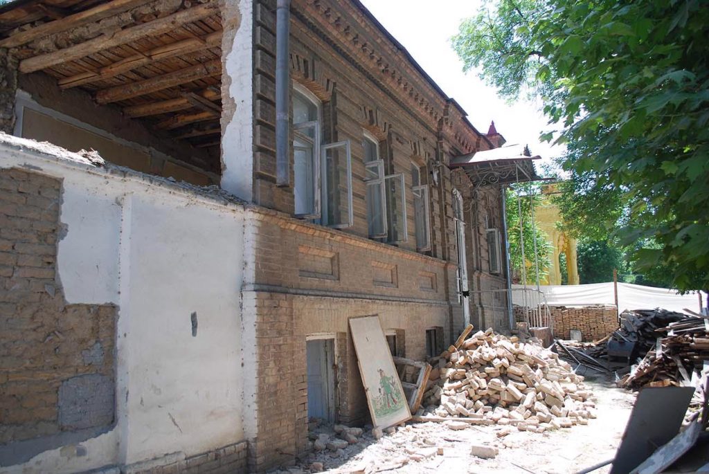 Samarcande Ouzbékistan Maison Coeur historique Patrimoine travaux Construction