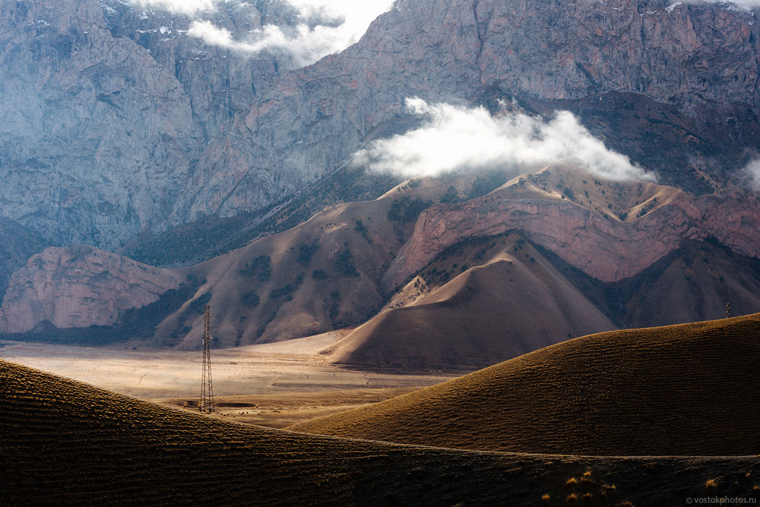 Kirghizstan Pamir Montagne Reportage Paysages Route Asphalte Sary Tach Och