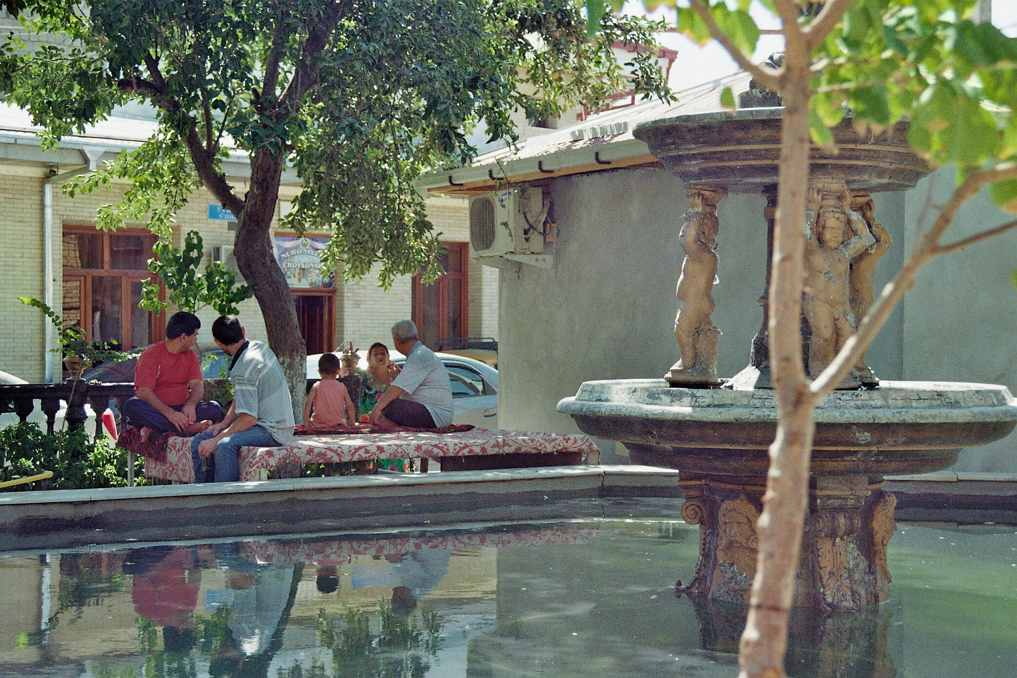 Regroupement Mosquée Samarcande Ouzbékistan