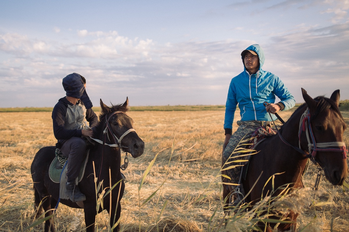 Cavaliers Kazakhstan Chevaux