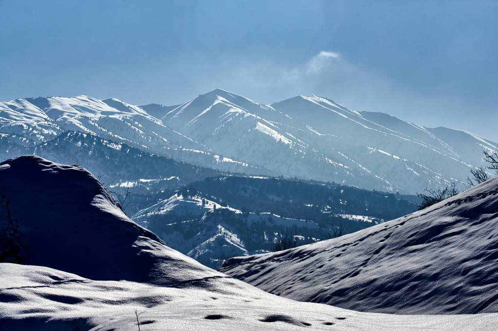 Montagne Neige Tchimgan Ouzbékistan Photo du Jour