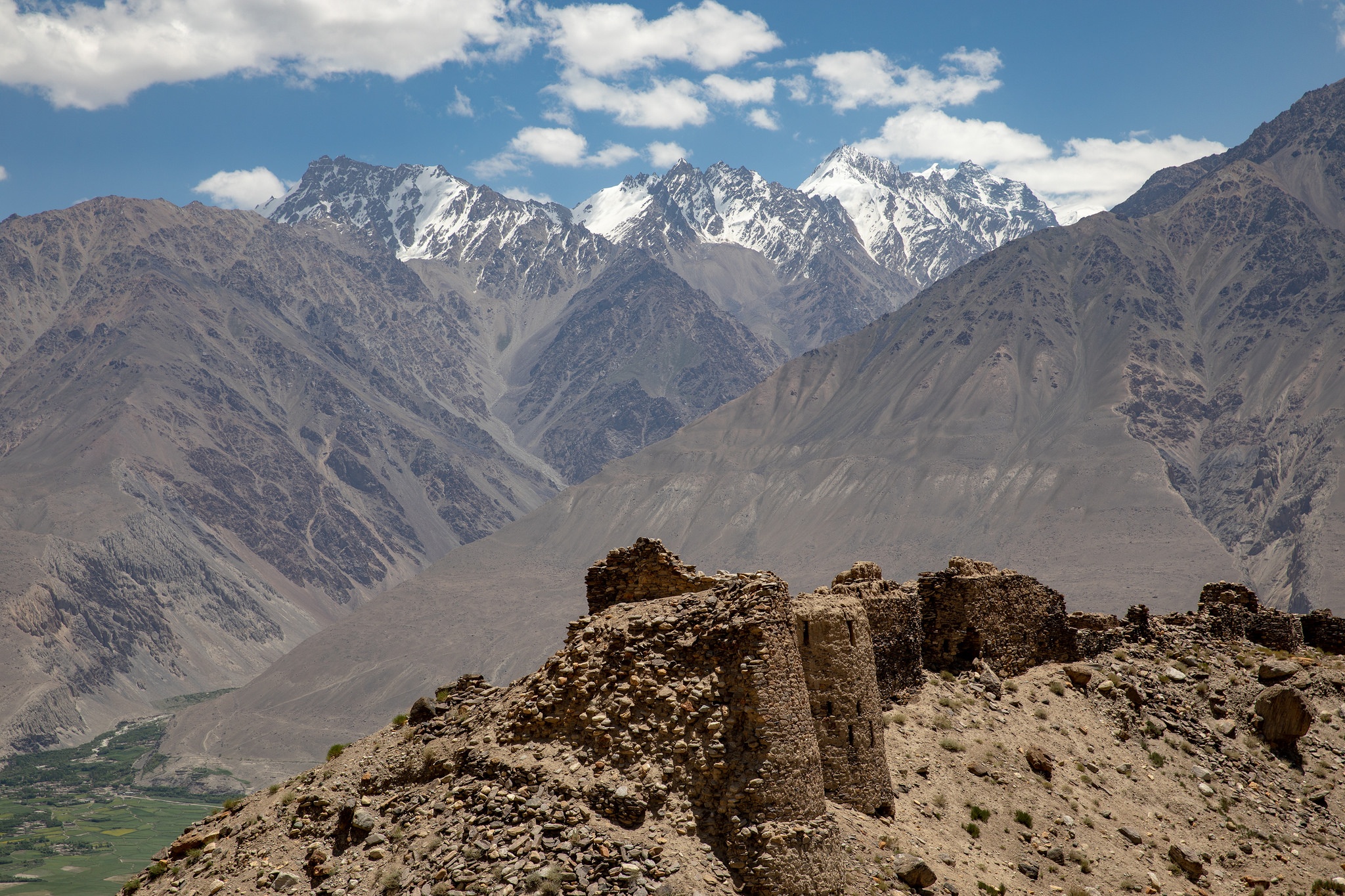 Forteresse de Yamchun Corridor de Wakhan Afghanistan Tadjikistan Photo du Jour