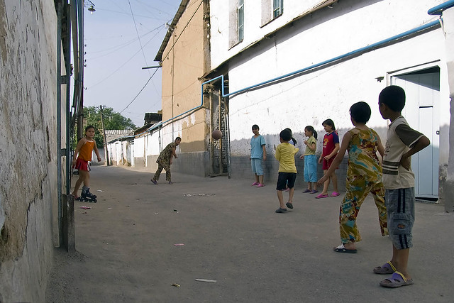 Mahallah Ouzbékistan Tachkent Patrimoine Architecture Histoire Tradition Destruction Danger Jeu Enfants