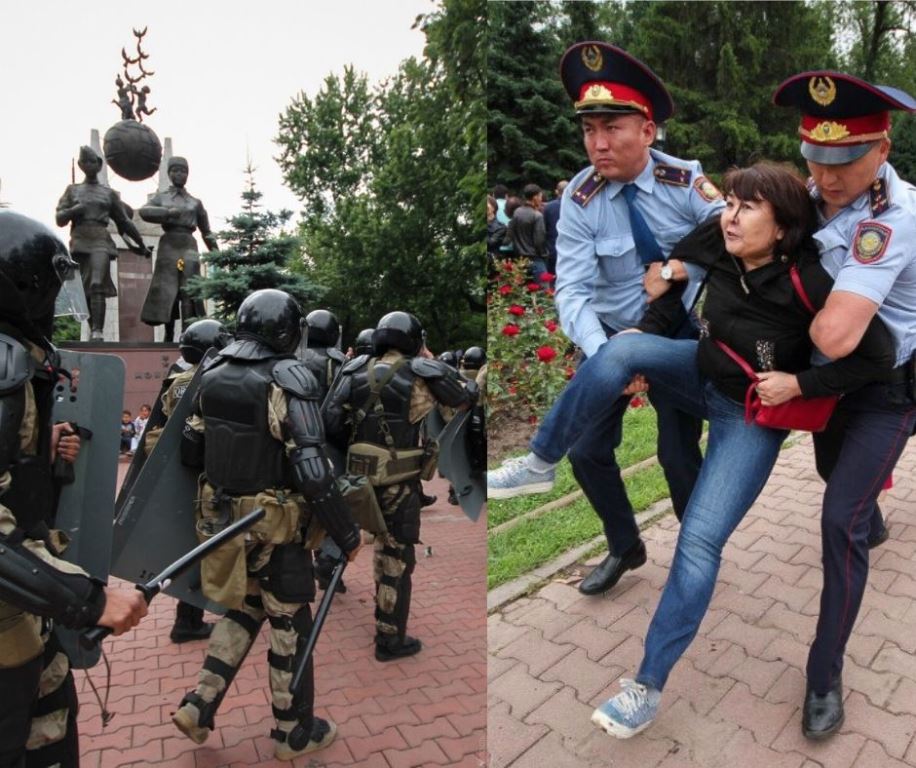 Kazakhstan Election présidentielle Manifestations Occident Arrestation