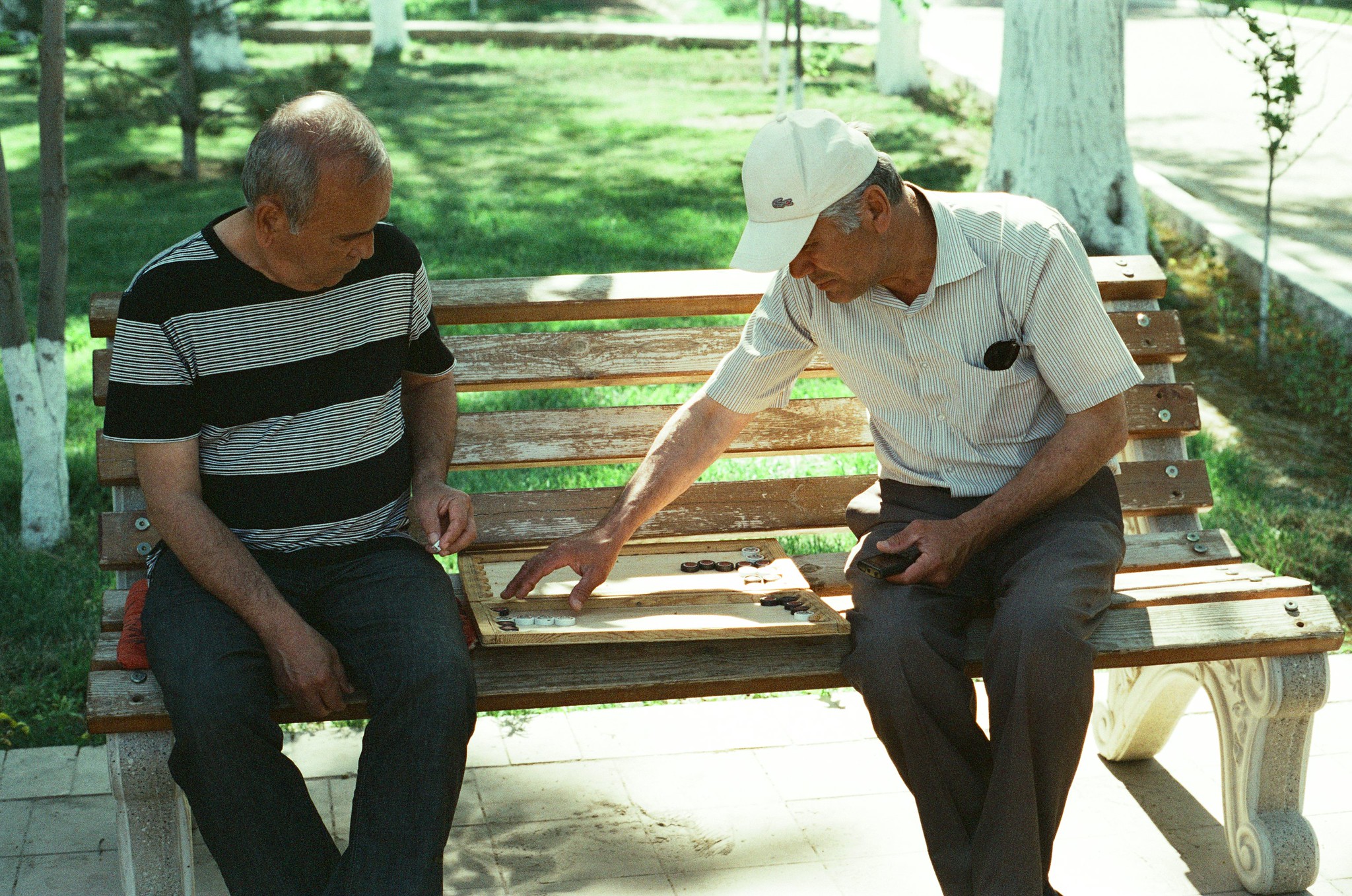 Backgammon Boukhara Ouzbékistan Photo du Jour