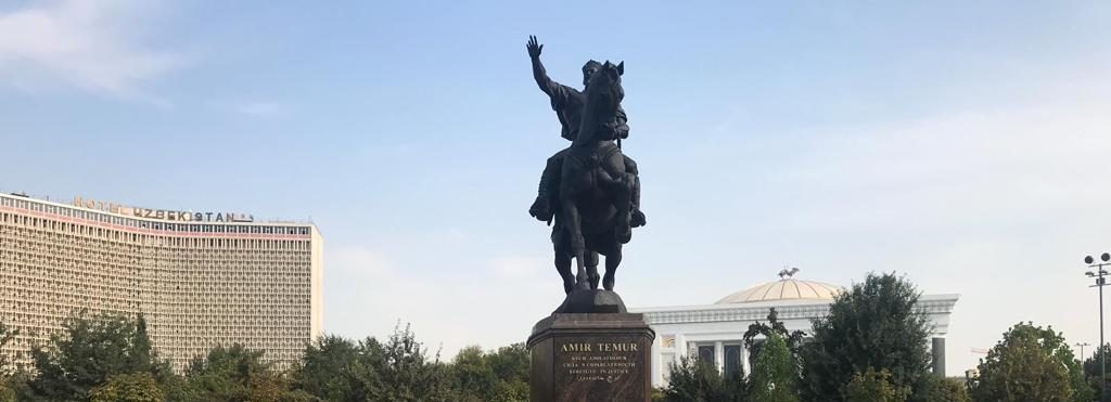 Amir Temur Tamerlan Ouzbékistan Statue Tachkent