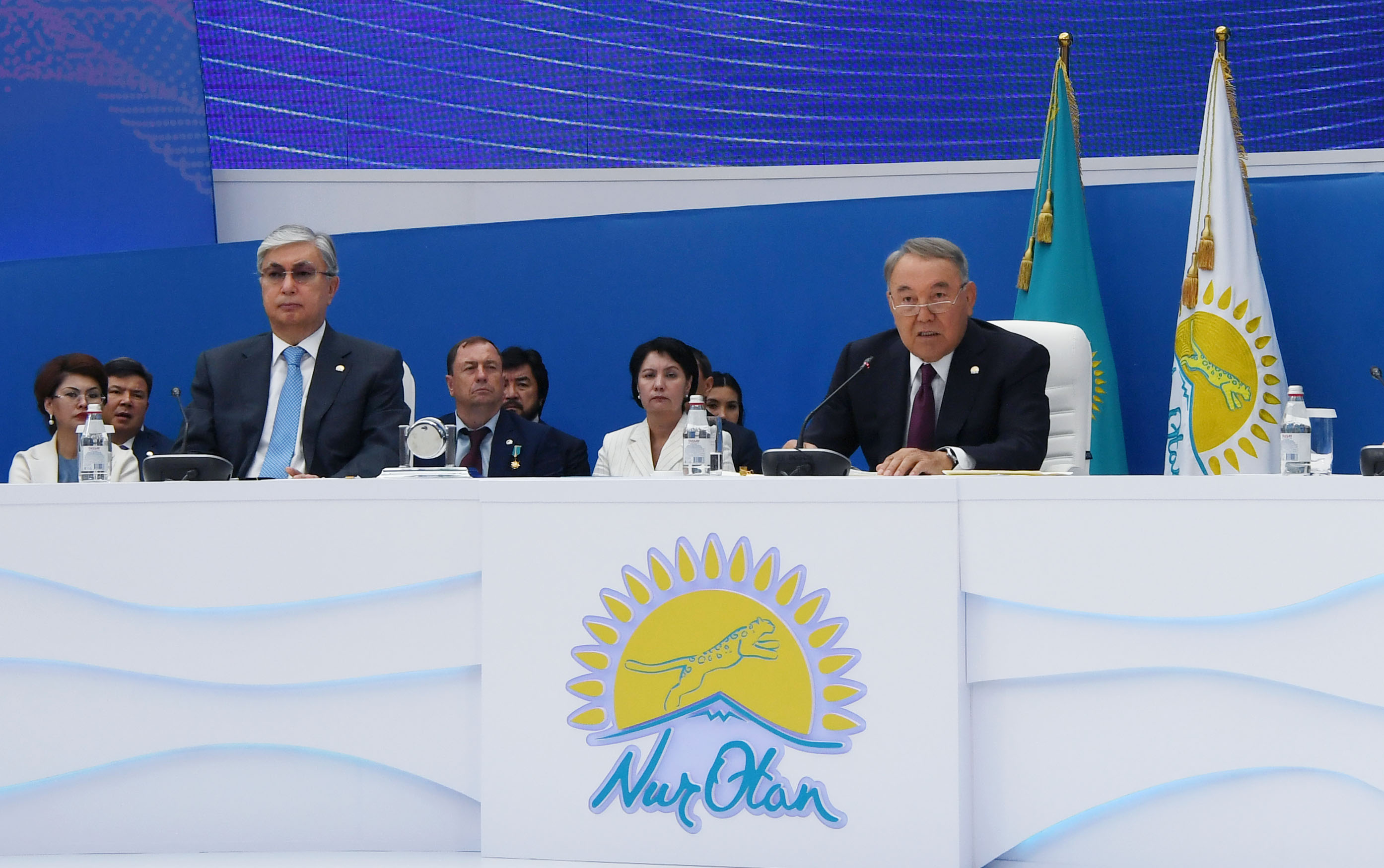 KassymTokaïev Nazarbaïev Réunion Parti Août