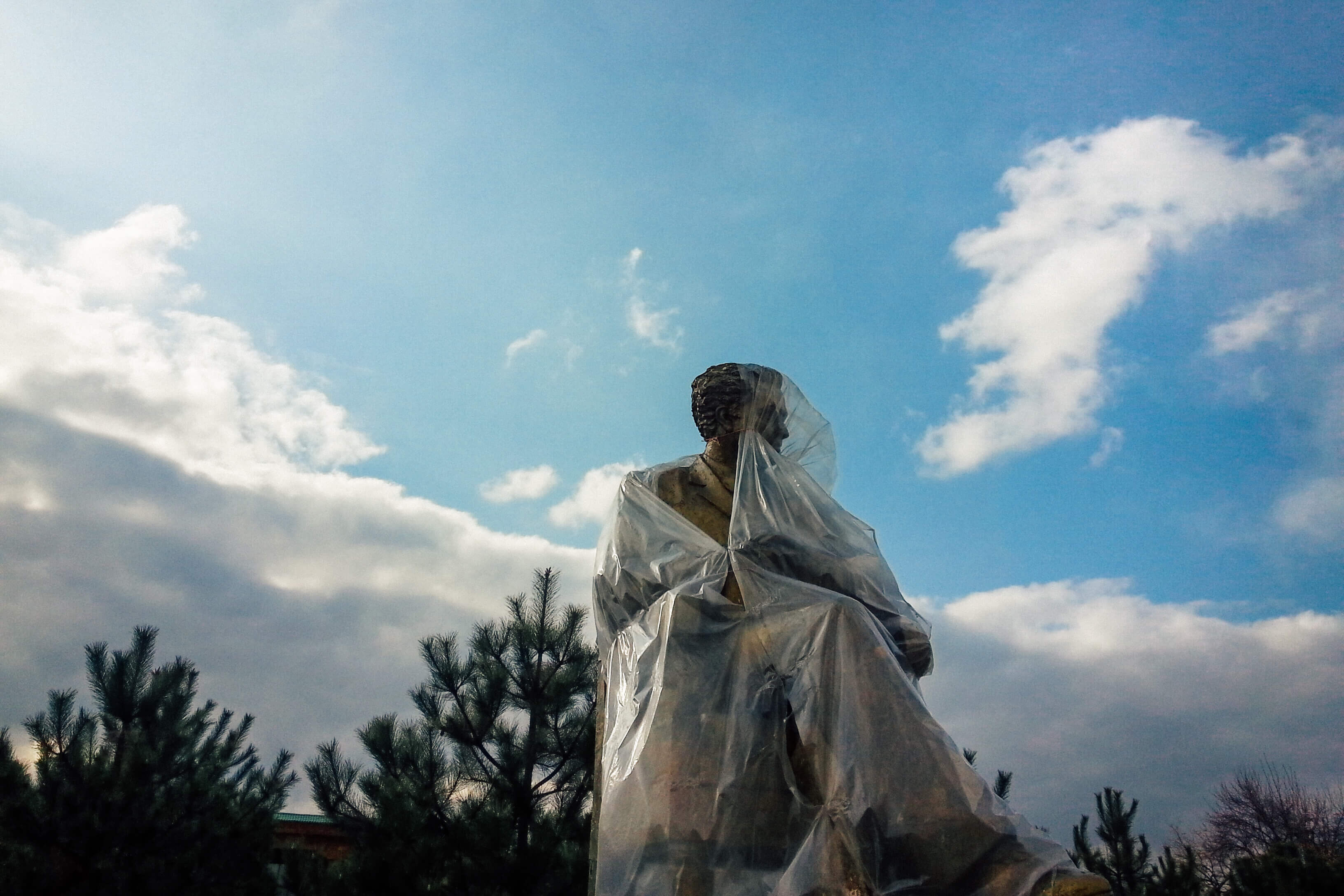 Monument Oybek parc Alisher Navoi Tachkent Ouzbékistan Stanislav Magay