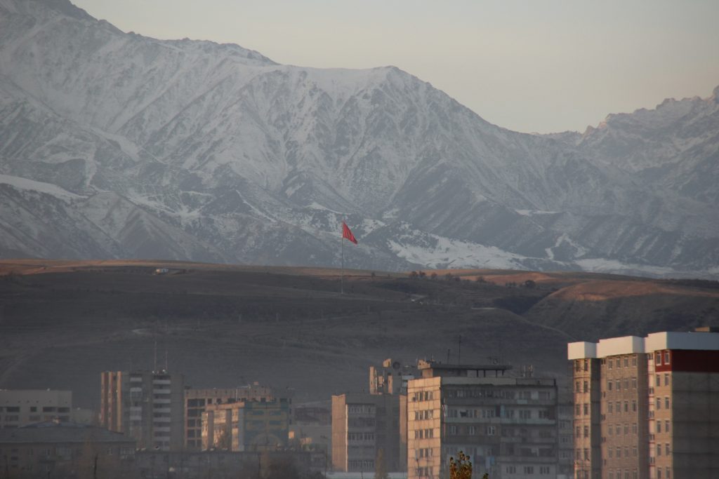 air pollution Bichkek panorama