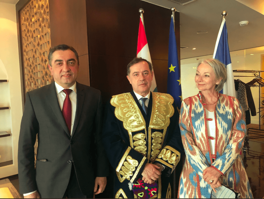 Pascal Lorot Tadjikistan Yasmine Gouédard France Tadjikistan Visite Diplomatie