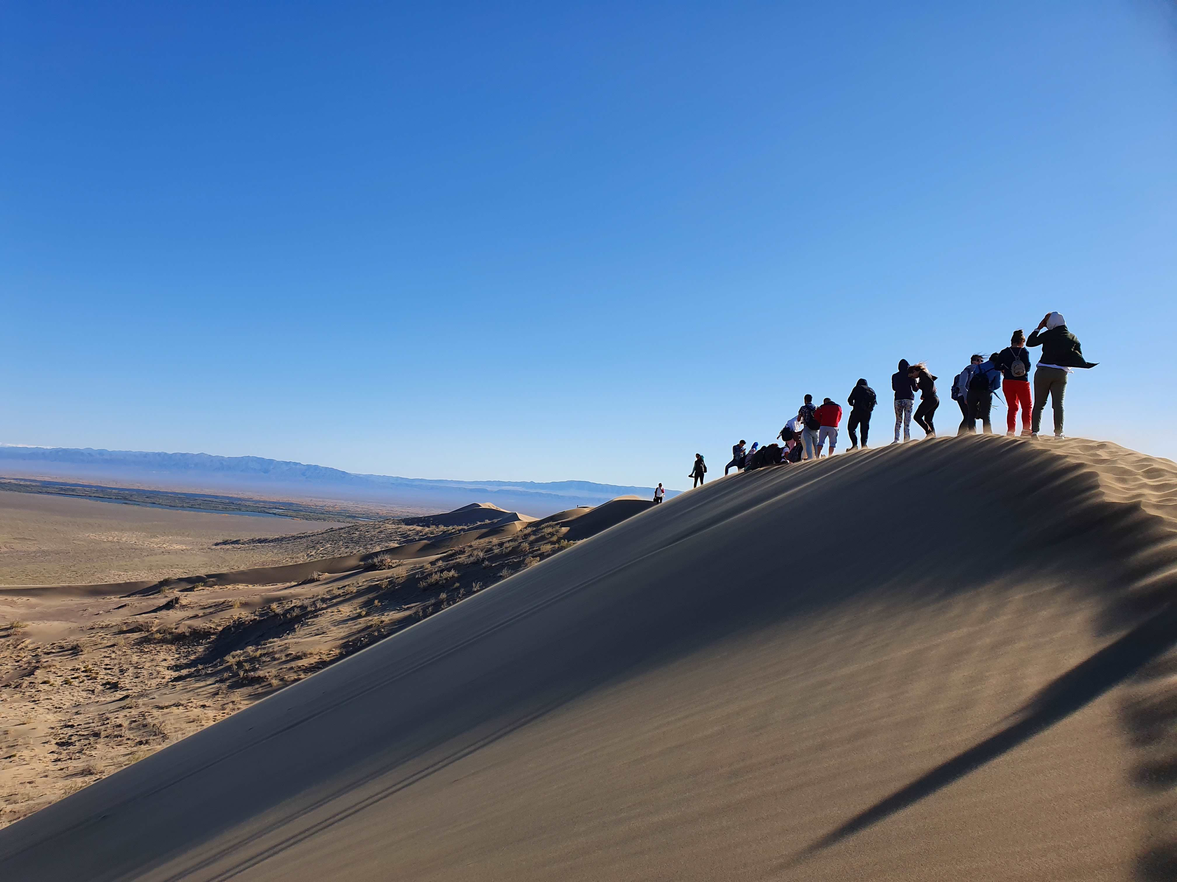 Caravane de visiteurs