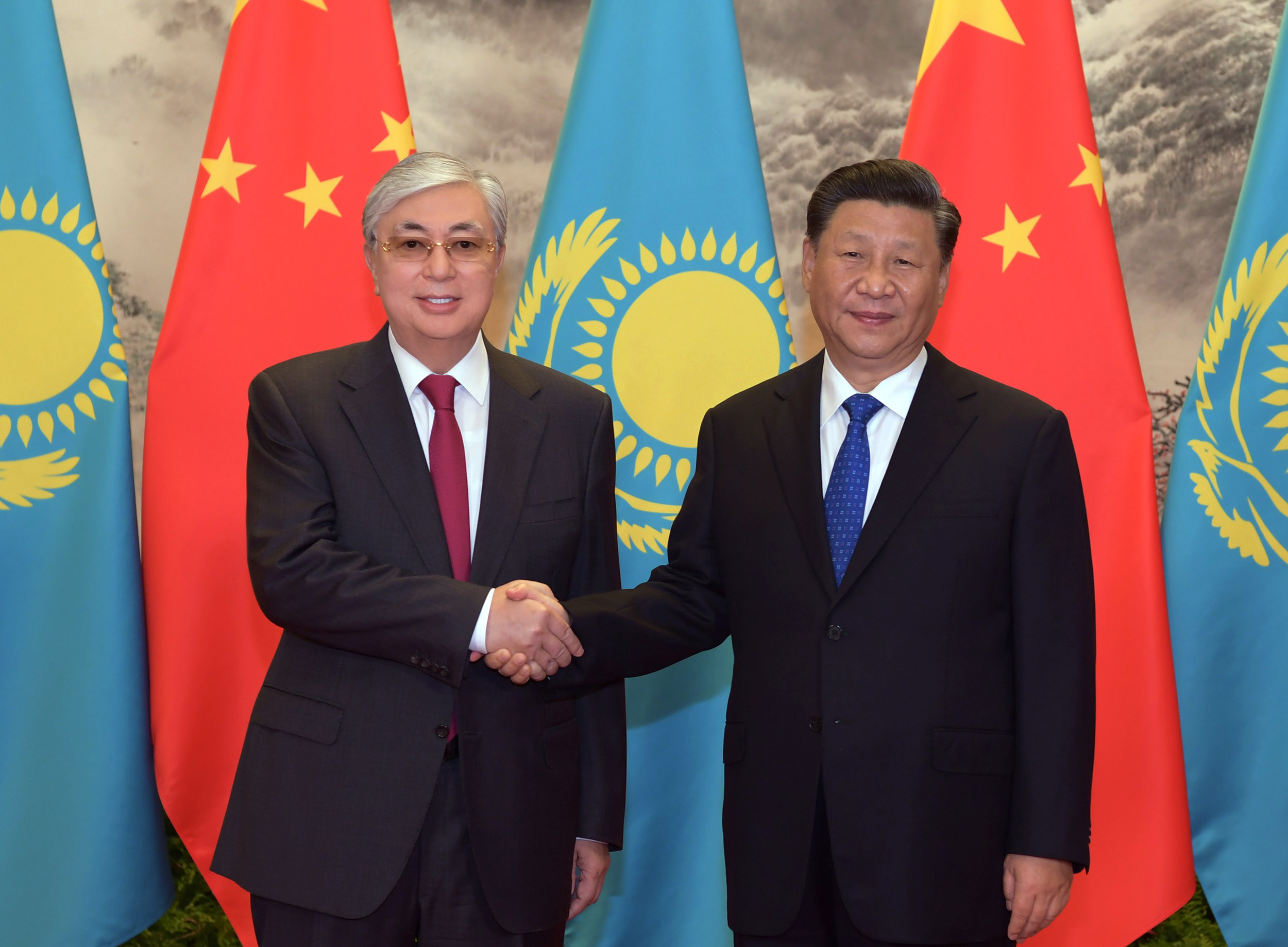 Kassym-Jomart Tokaïev Xi Jinping Chine Asie centrale Kazakhstan Kirghizstan Tadjikistan Ouzbékistan Turkménistan Influence Soft Power