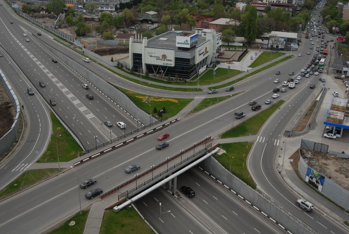 Echangeur Seïfoulline Timiriazev Almaty Kazakhstan Années 2000 Photos Passé