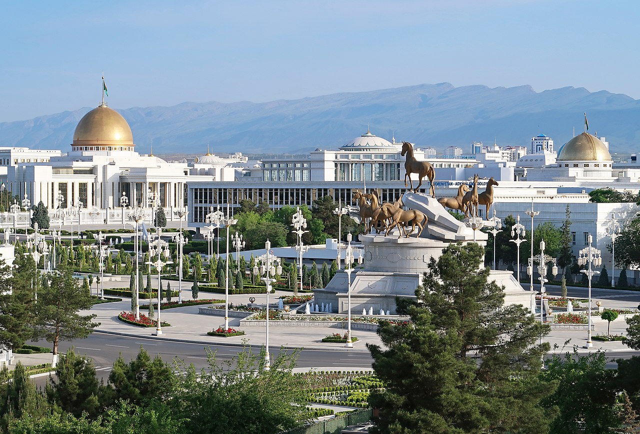 Vue Achgabat Turkmenistan