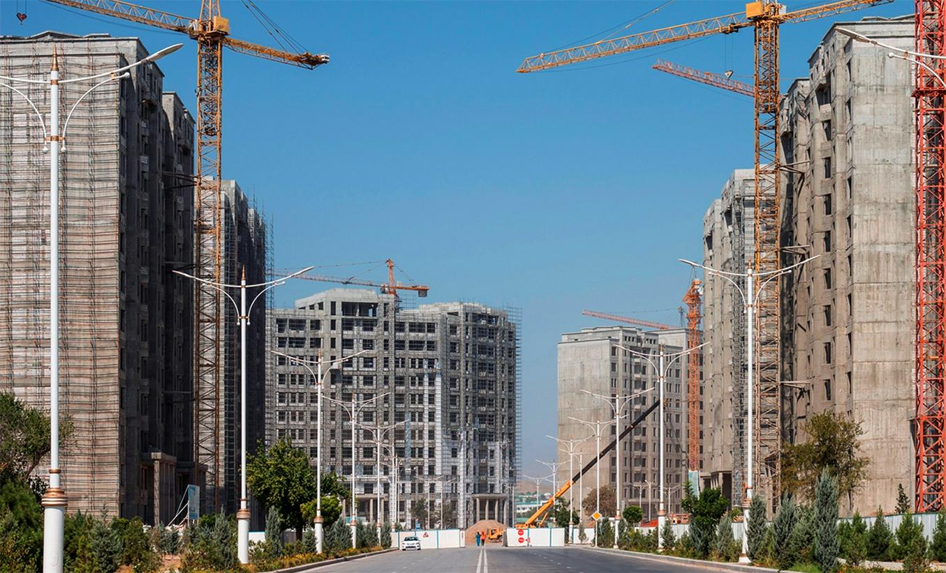 Achgabat Turkménistan Démographie Travaux Million