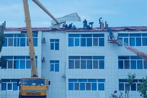 Turkménistan Lebap Tempête Catastrophe Naturelle Manifestation Protestation