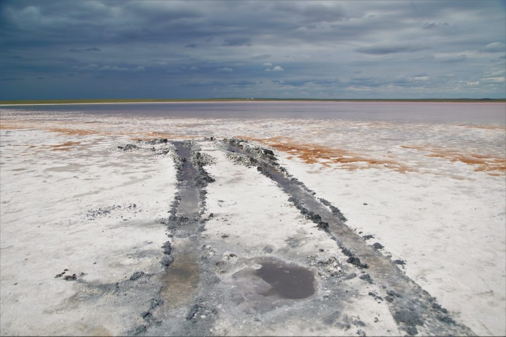 Lac Kobeïtouz Kazakhstan Destruction Environnement Rose Pollution