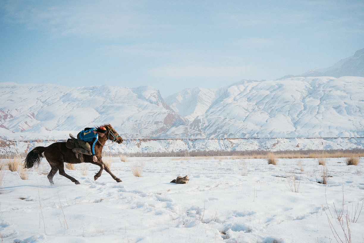 Kirghizistan Naryn Nomade Jeux équestres