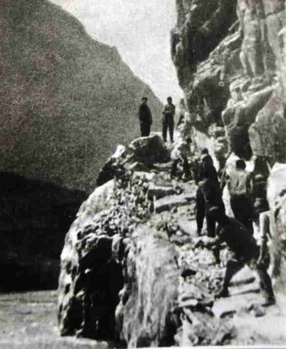 Pamir Highway Autoroute M41 Khorog Douchanbé Stalinabad Travaux 1940