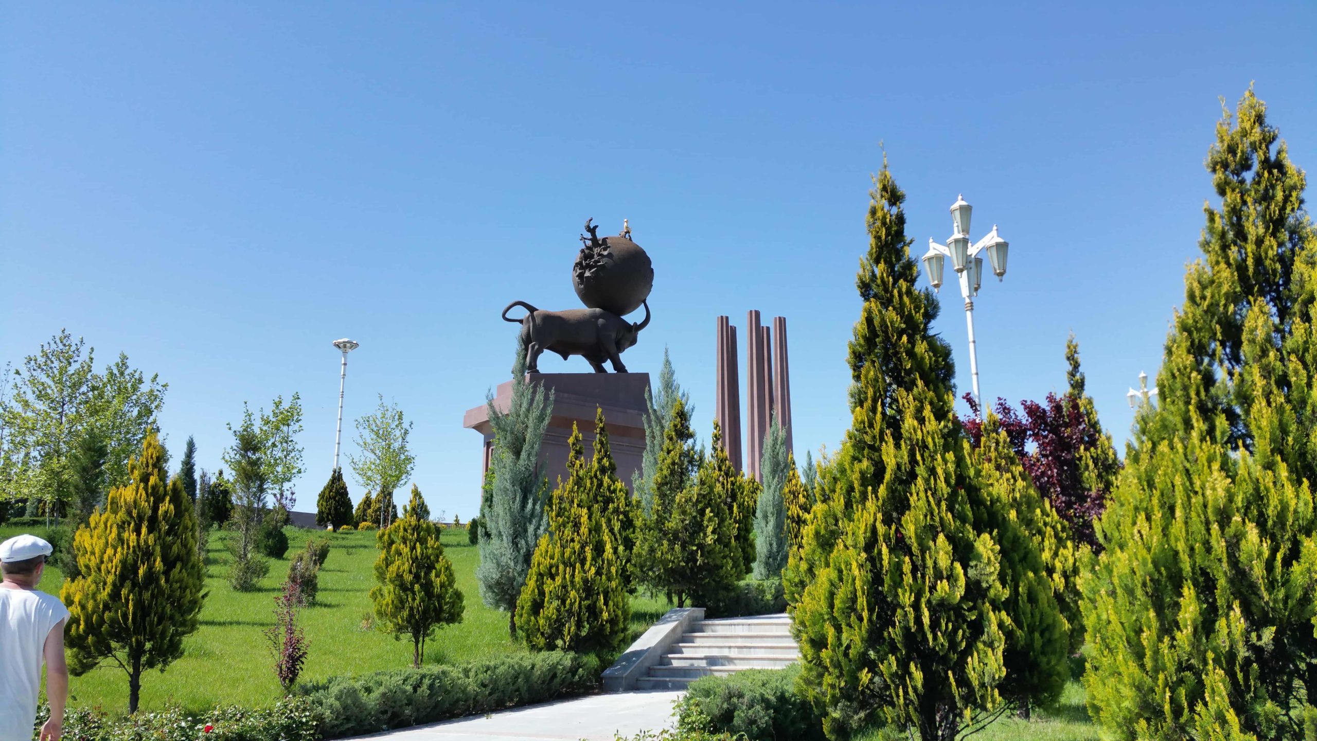 Turkménistan Achgabat Niazov Mémorial tremblement de terre