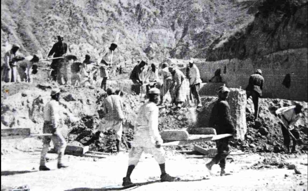 Pamir Highway Autoroute M41 Khorog Douchanbé Stalinabad Travaux 1940