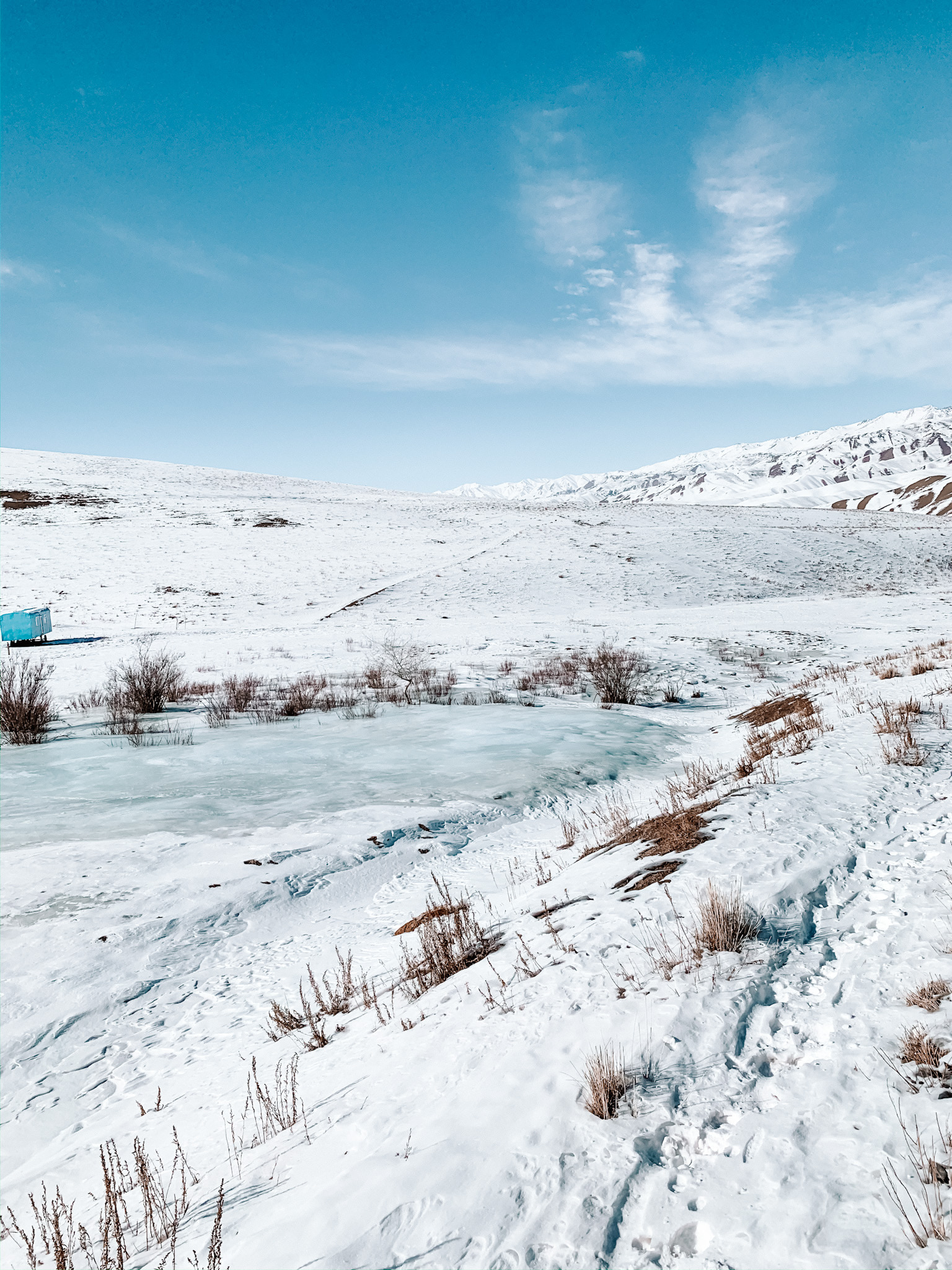 kirghizstan naryn neige hiver