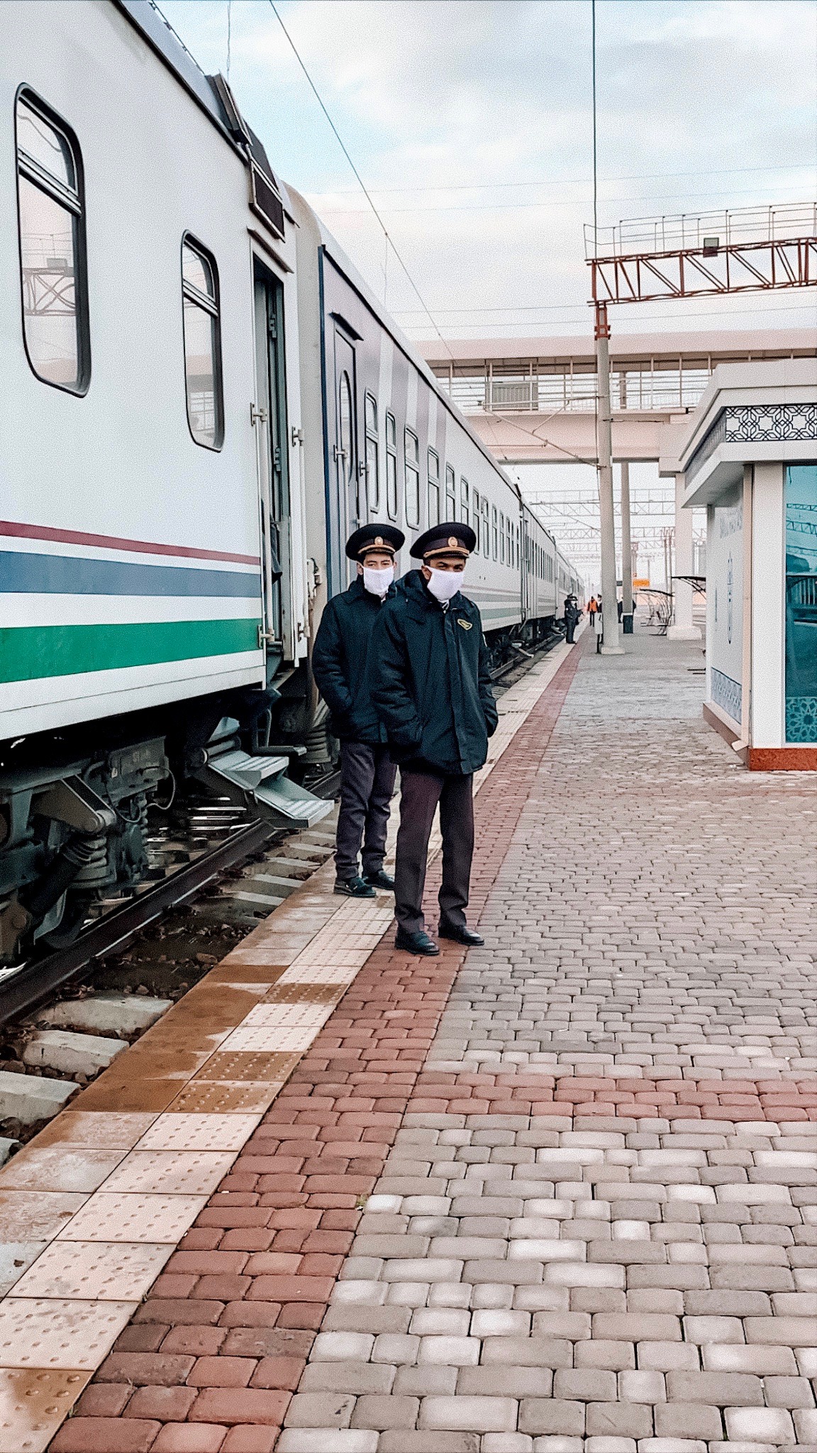 Photo du jour Ouzbékistan Tachkent Train Covid-19