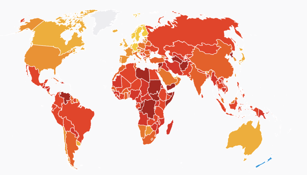 Corruption Asie centrale Transparency International