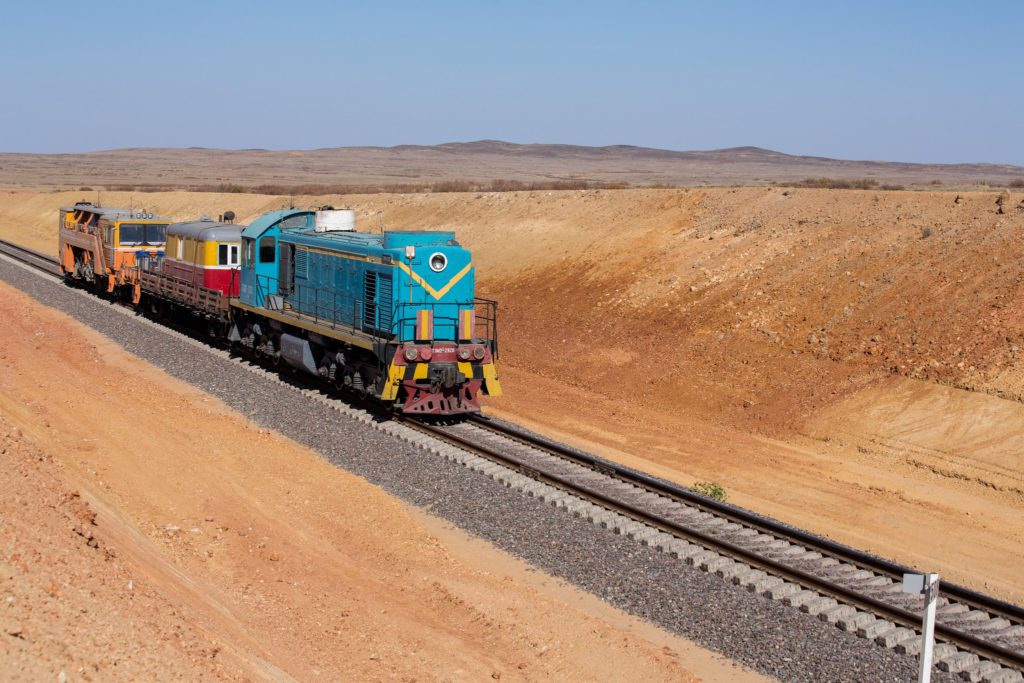 Asie centrale Infrastructures Chemin de fer train Kazakhstan