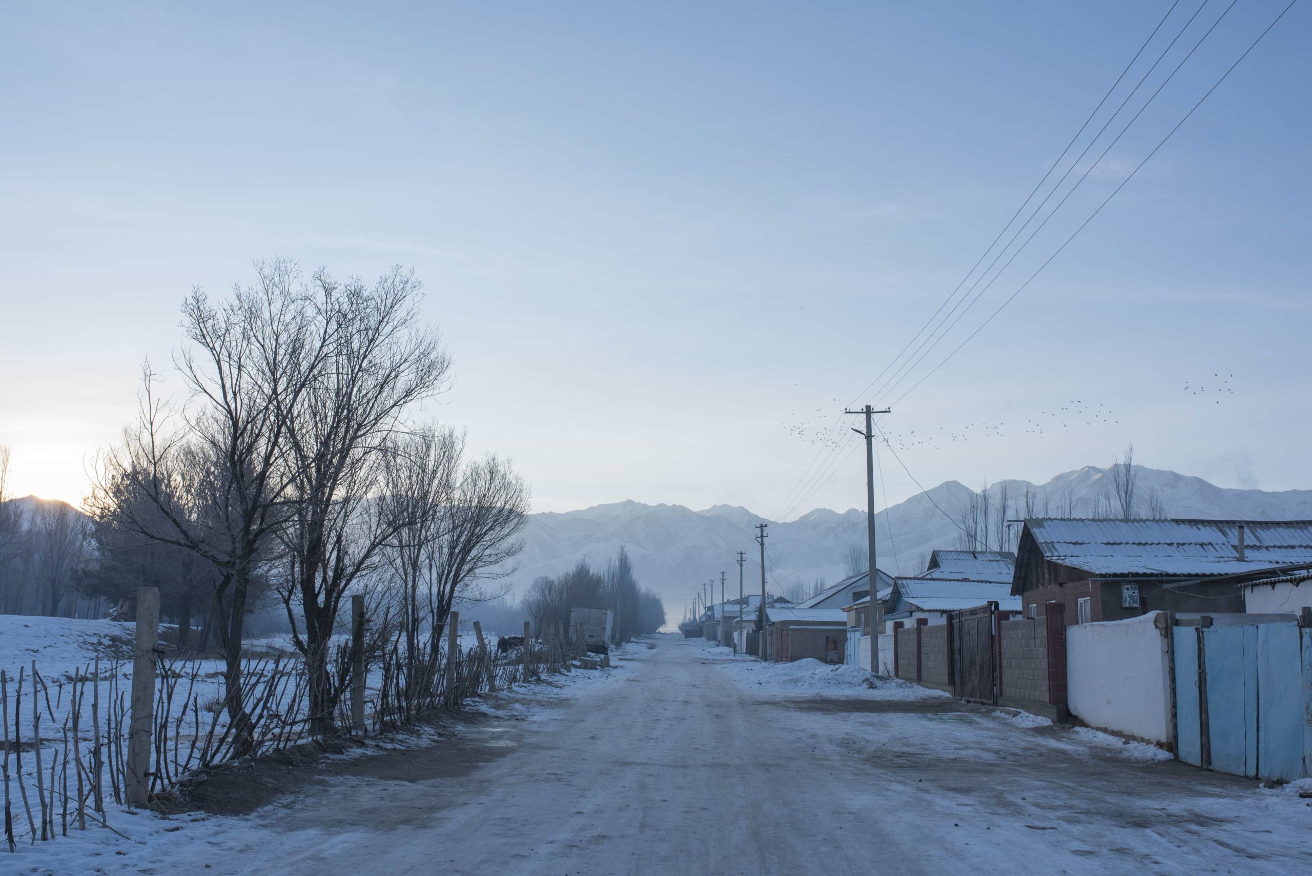 Photo du jour Irina Unruh Village Kirghizstan Hiver