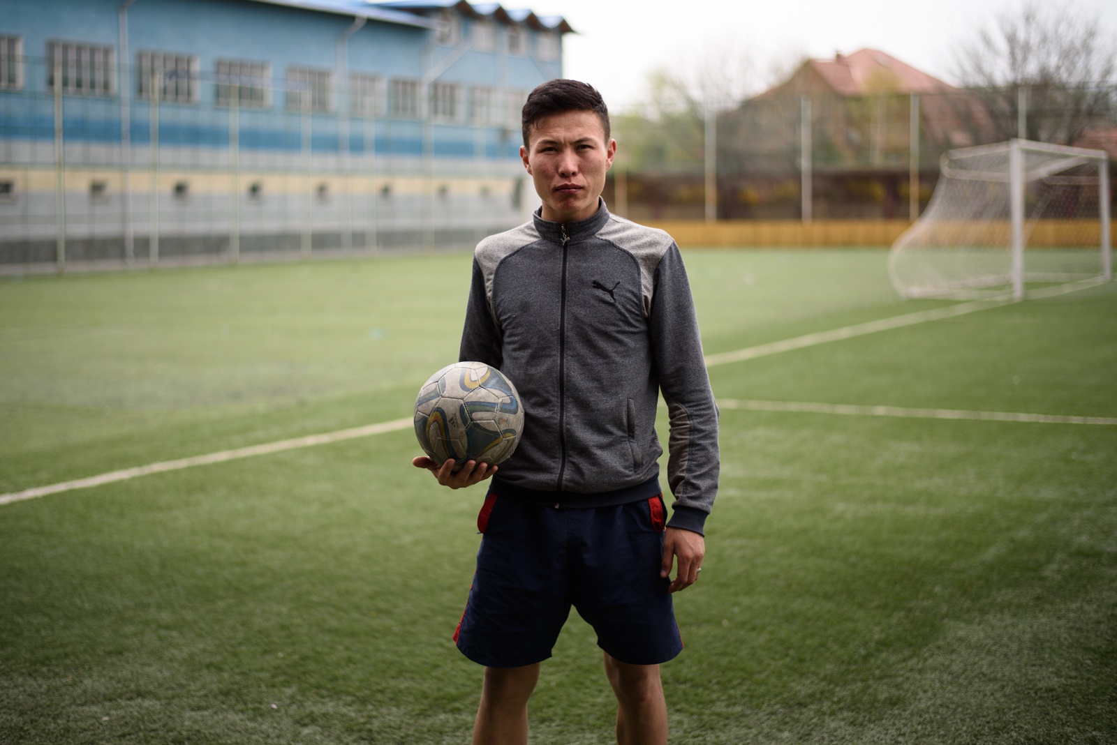 Kirghizstan Bichkek Football Portrait