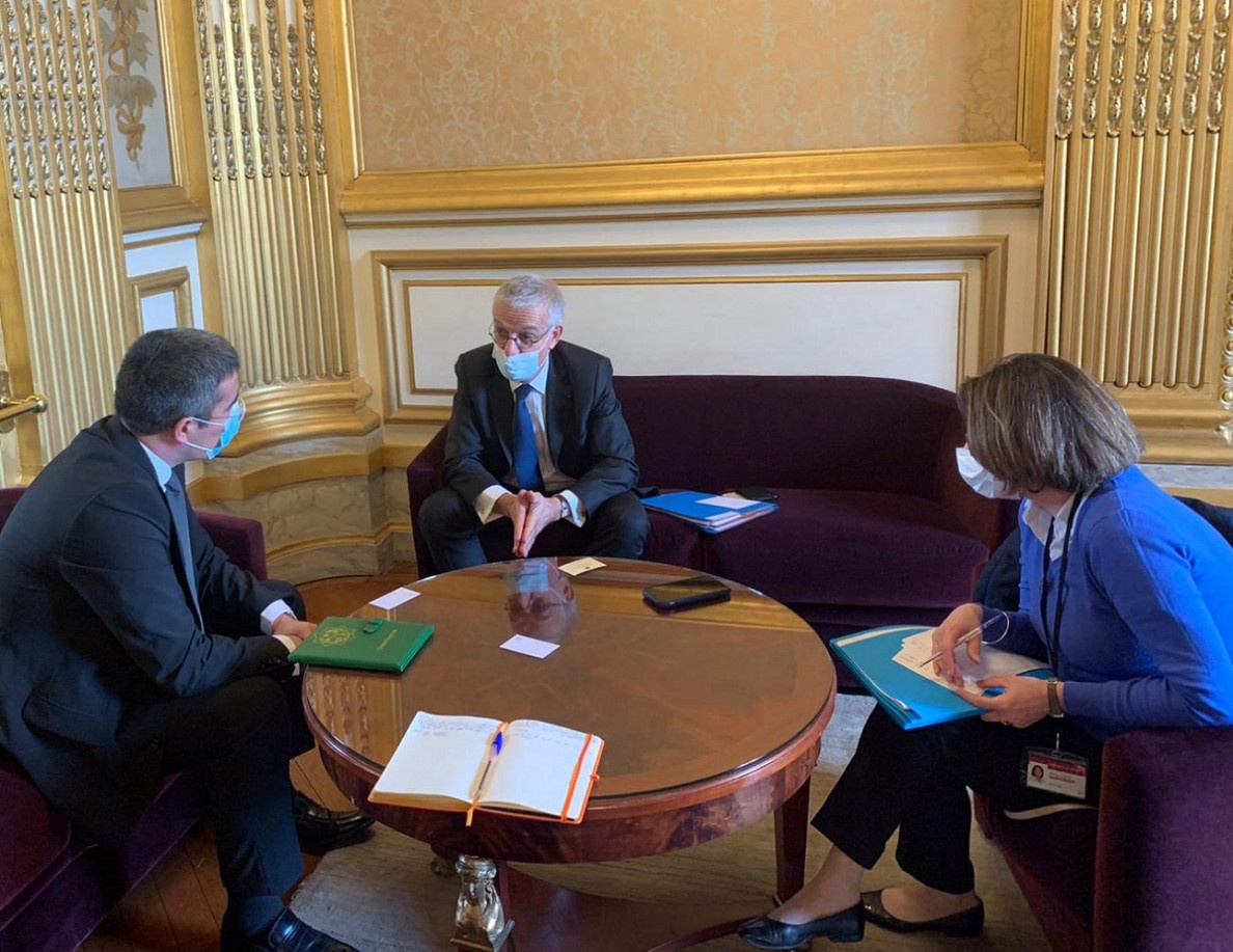 Hervé Maurey Chohrat Joumaïev Rencontre France Turkménistan Sénat