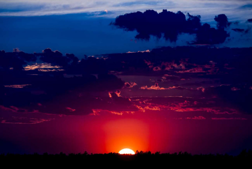 Kazakhstan Environnement Lac Bartogaï Coucher de soleil