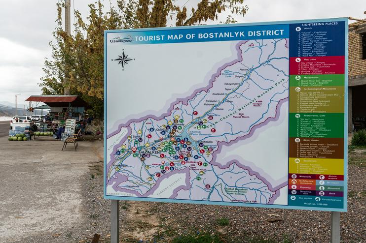 Ouzbékistan Bostanlyk Tourisme Economie