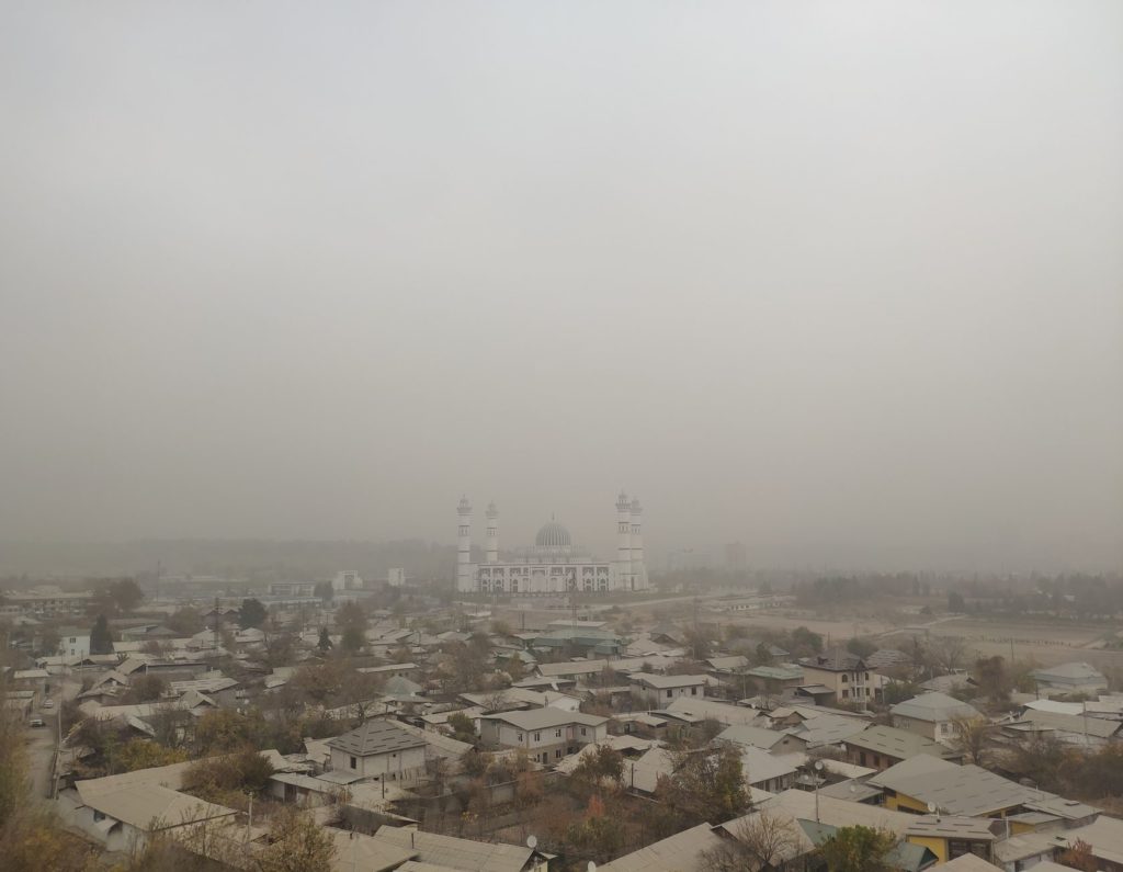 Tadjikistan Douchanbé Environnement Tempête de poussière