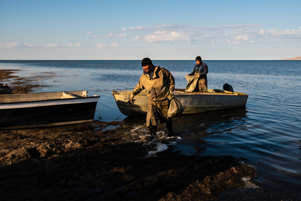 Aralsk mer d'Aral Kazakhstan Environnement Disparition Tastubek Pêcheurs