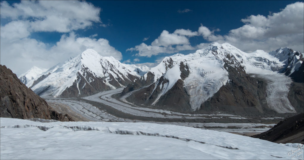 Glacier Tian Shan Asie centrale Réchauffement climatique