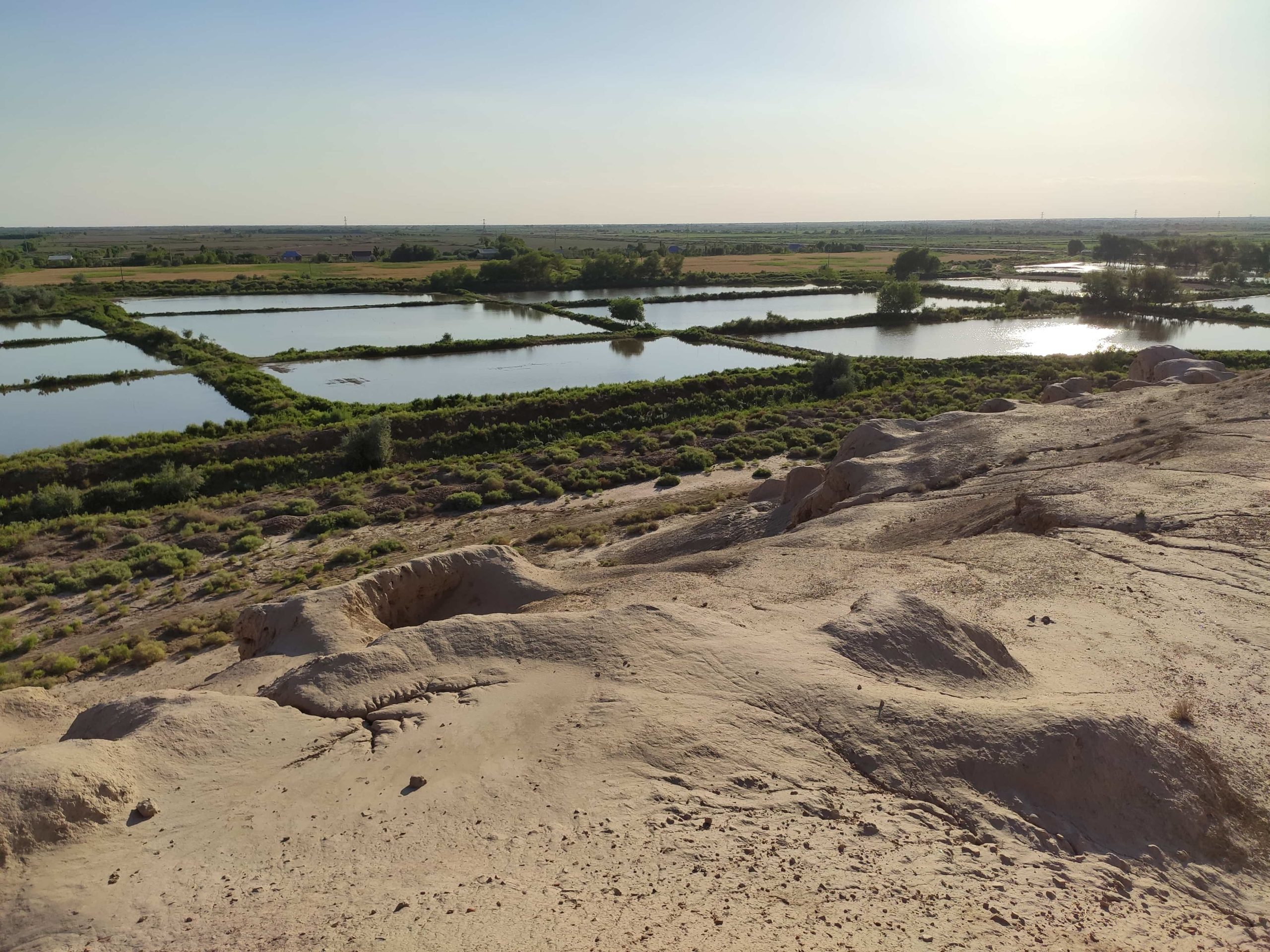 Ouzbékistan Plaine Frontière Cimetière