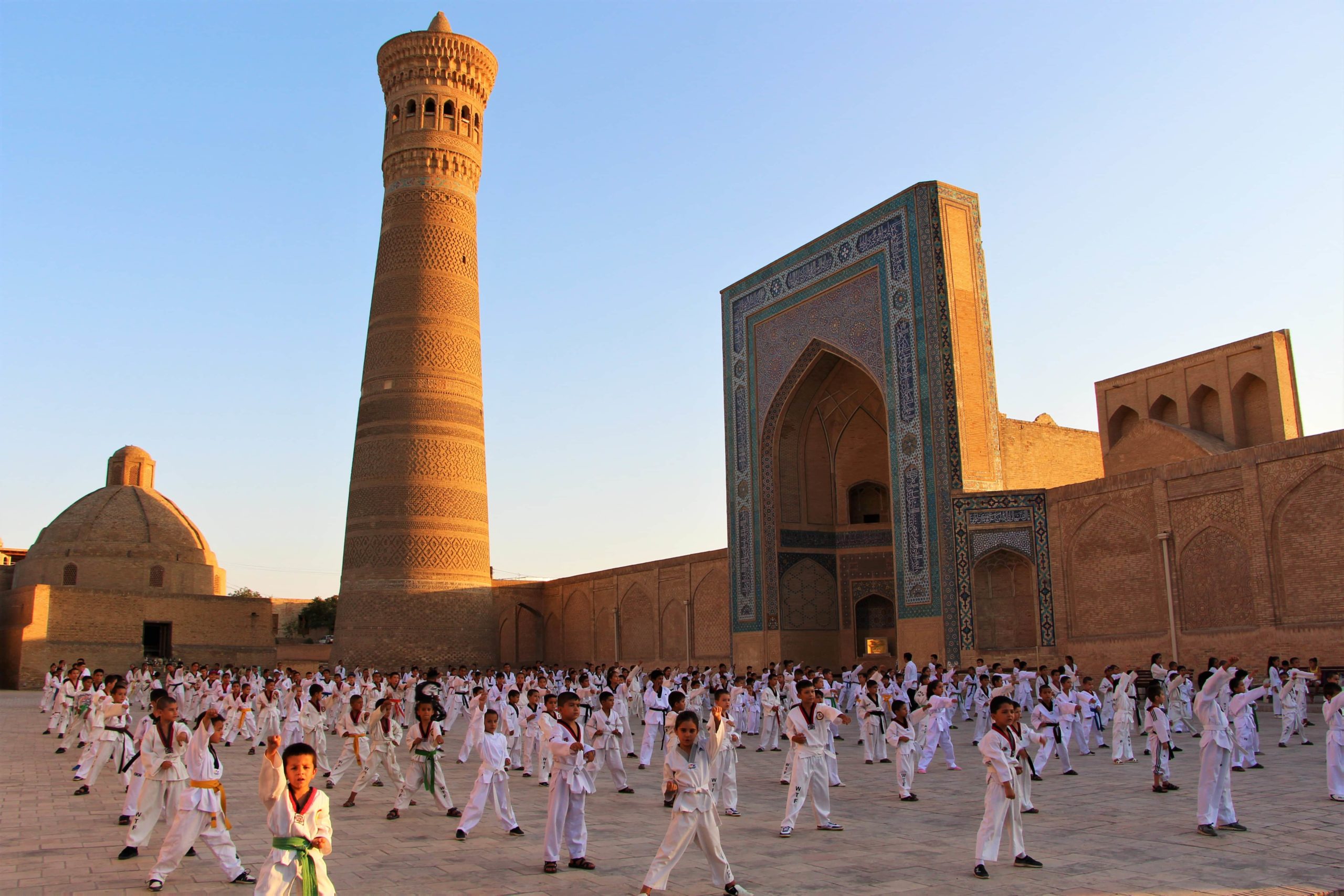 Taekwondo à Boukhara sport ouzbekistan