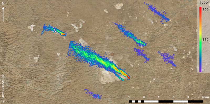 Méthane Turkménistan Fuite Environnement Réchauffement climatique