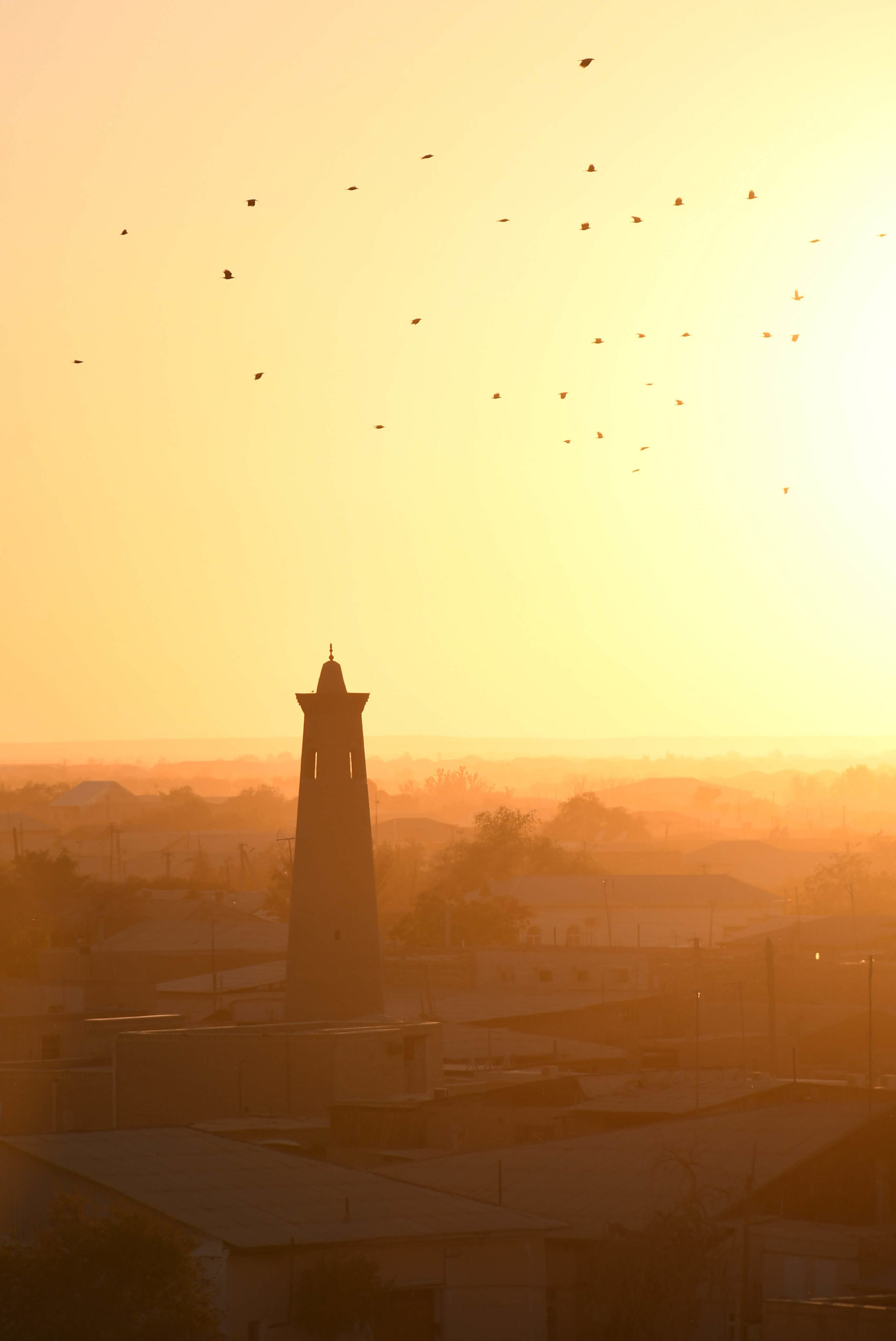 Khiva, Ouzbékistan, Photo du jour, Ichan Kala, Couche de soleil