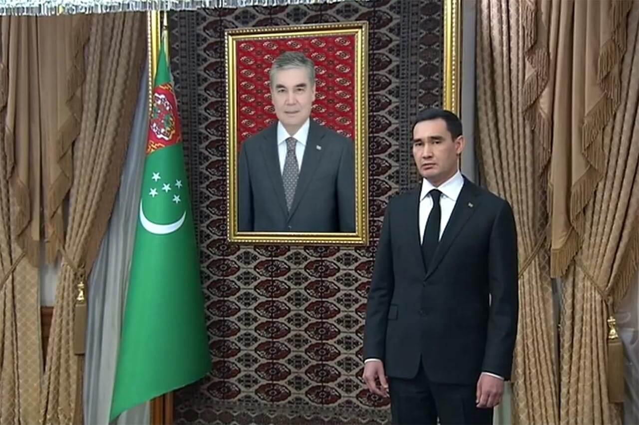 président turkménistan 2022 Serdar Berdimouhamedov