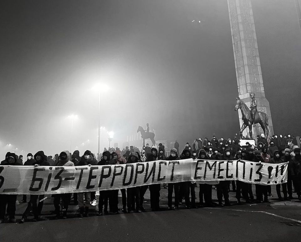 Kazakhstan Janvier Manifestations Almaty