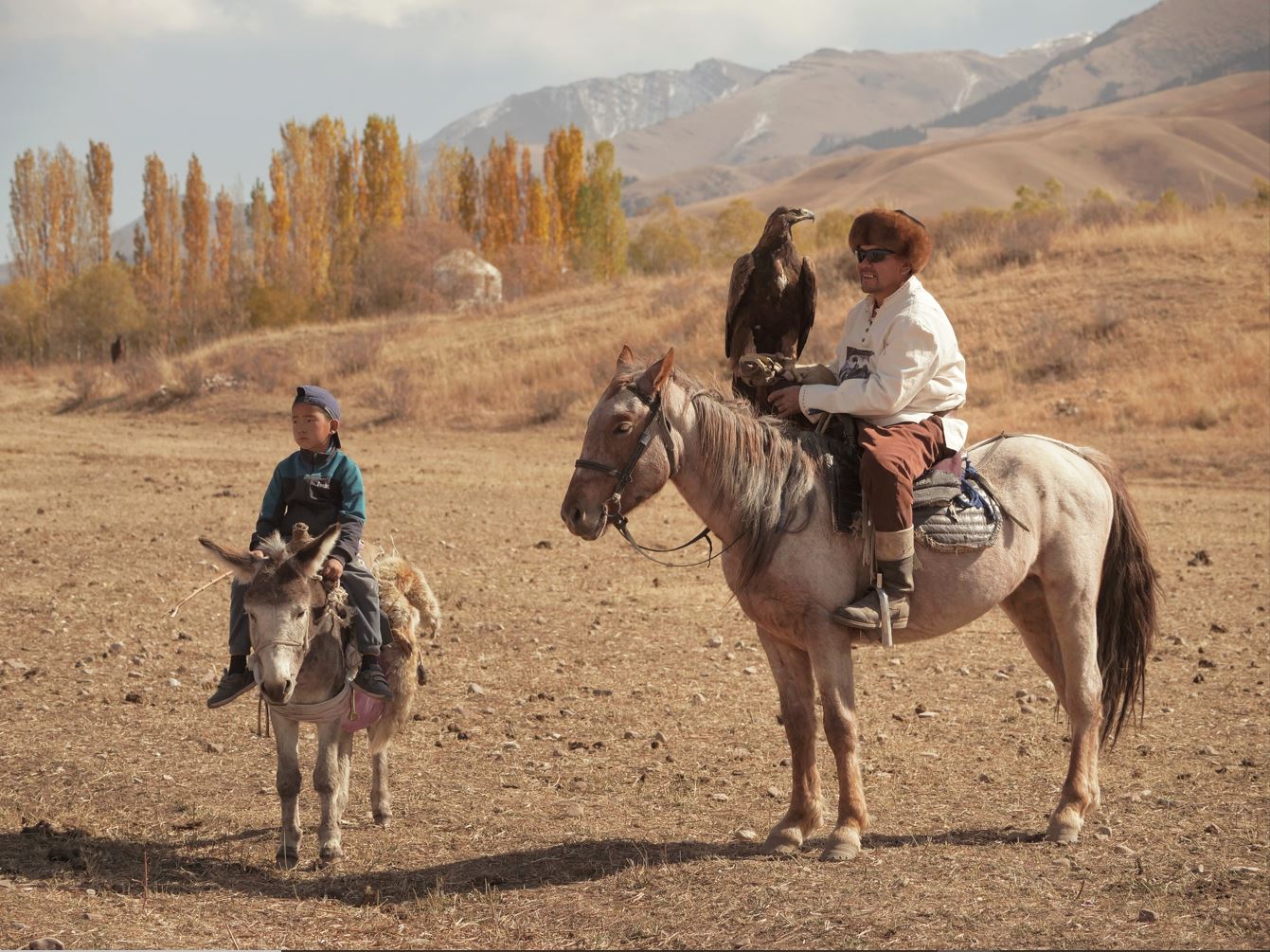 Frères Philippe Chasse Aigle Kirghizstan Steppes Découverte Vidéo Documentaire Tradition Nomadisme Culture